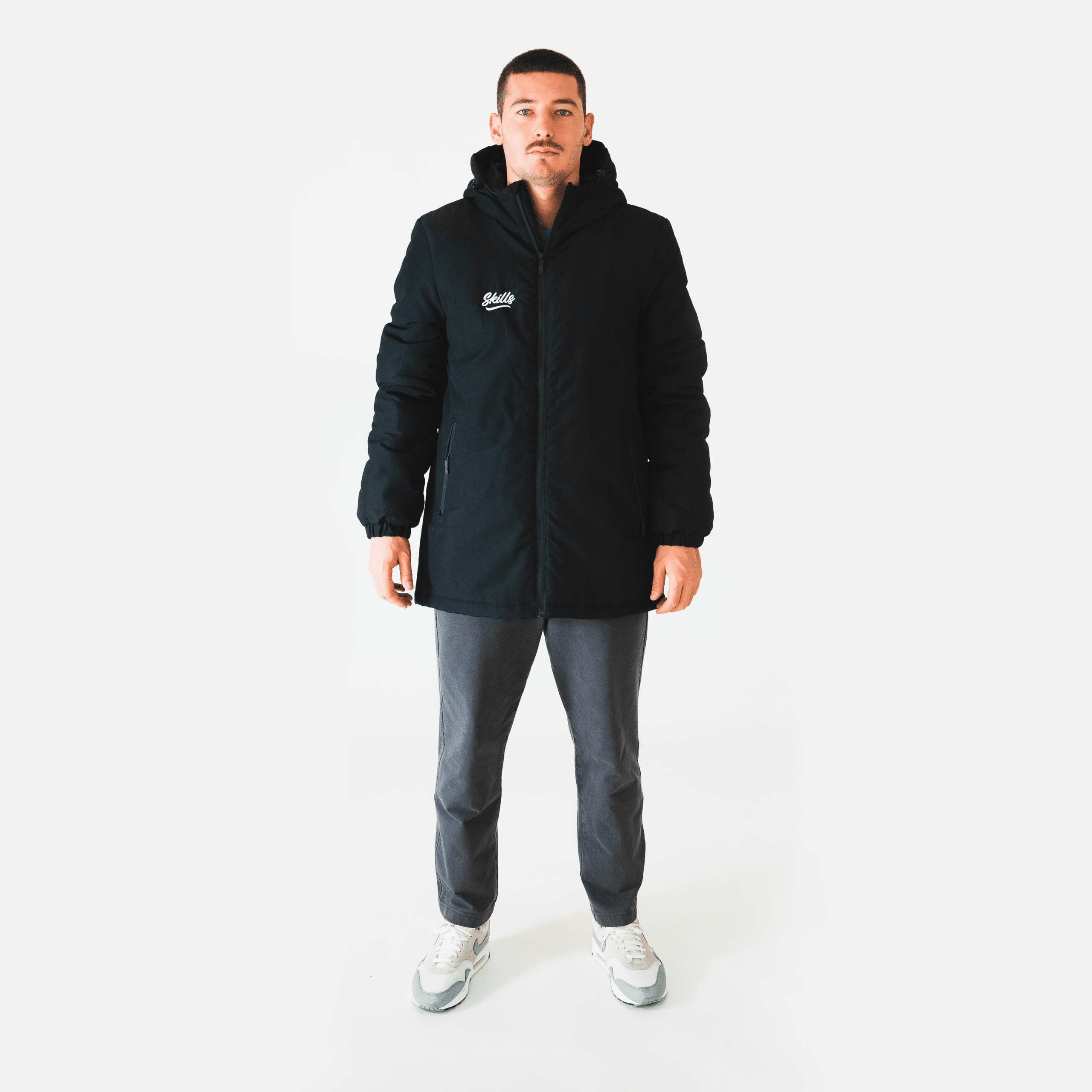 Veste Parka Luke Sport UK – Taille S, Noir, à Capuche – Occasion En Excellent état